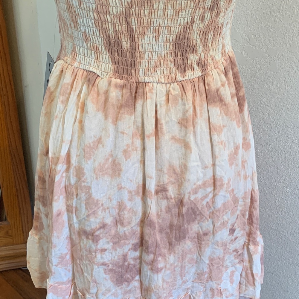J for Justify Pink and Cream Lace Mini Dress - Picture 8 of 10